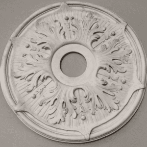 Draped acanthus medallion