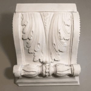 broad acanthus and scroll corbel